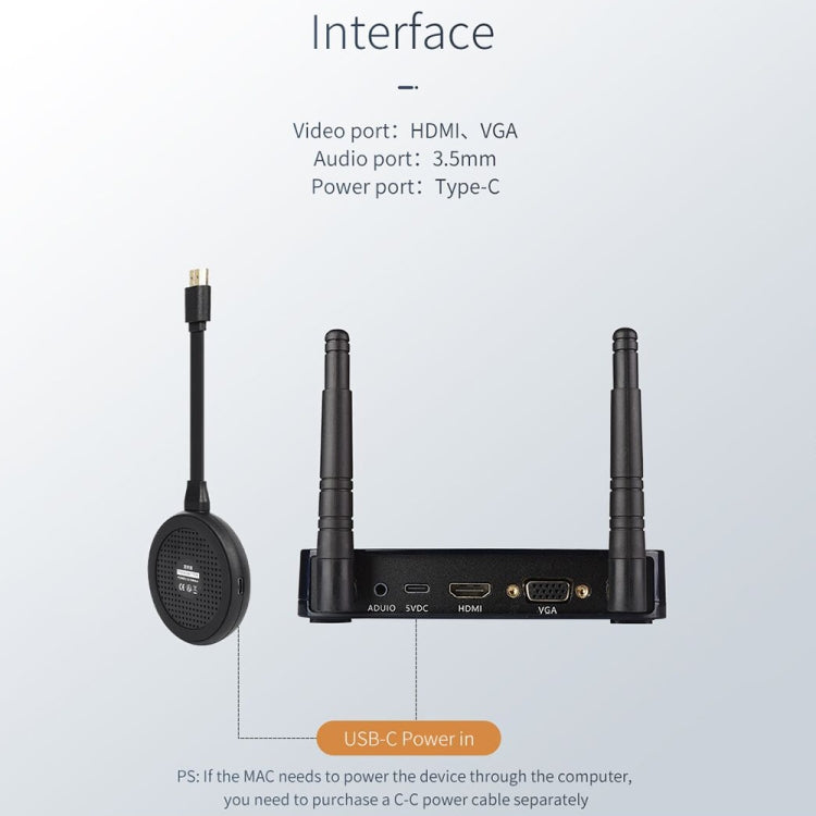 Measy UHD200 Wireless HDMI Transmitter and Receiver, Transmission Distance: 100m - free shipping - PMC TechLife - Order now!