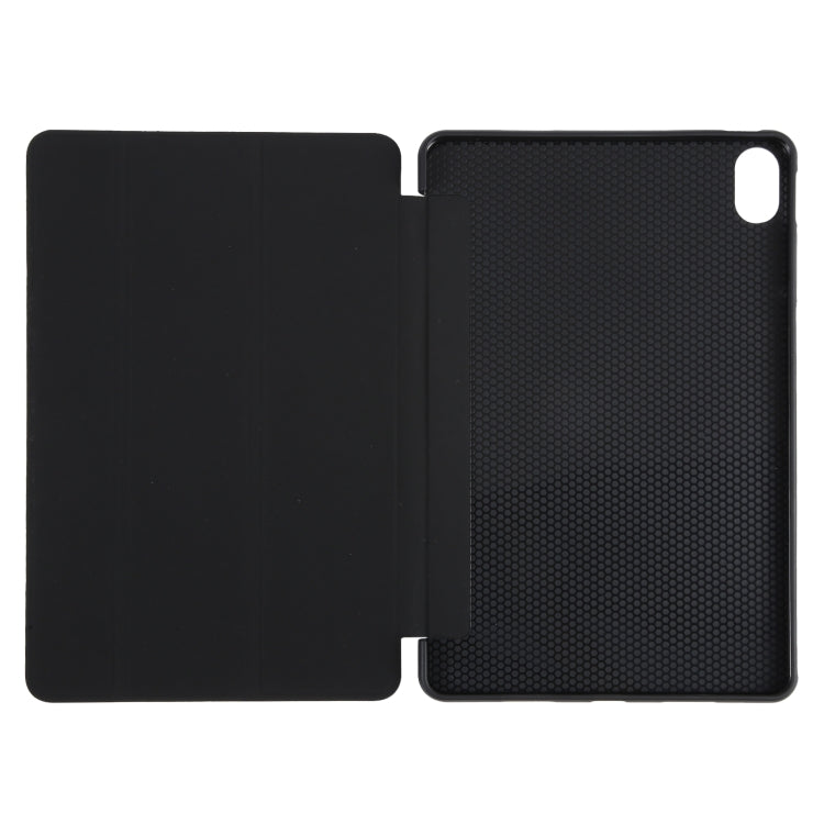 For Huawei MatePad 11 2023 GEBEI 3-folding Holder Shockproof Flip Leather Tablet Case(Black) - free shipping - PMC TechLife - Order now!