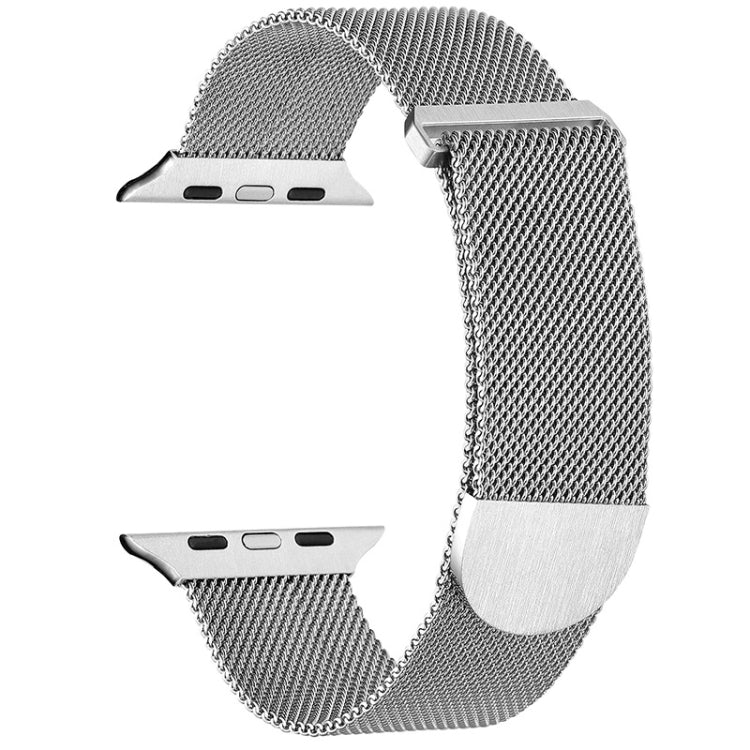 For Apple Watch Ultra 49mm Milanese Metal Magnetic Watch Band(Silver) - Watch Bands by PMC TechLife | Online Shopping South Africa | PMC TechLife