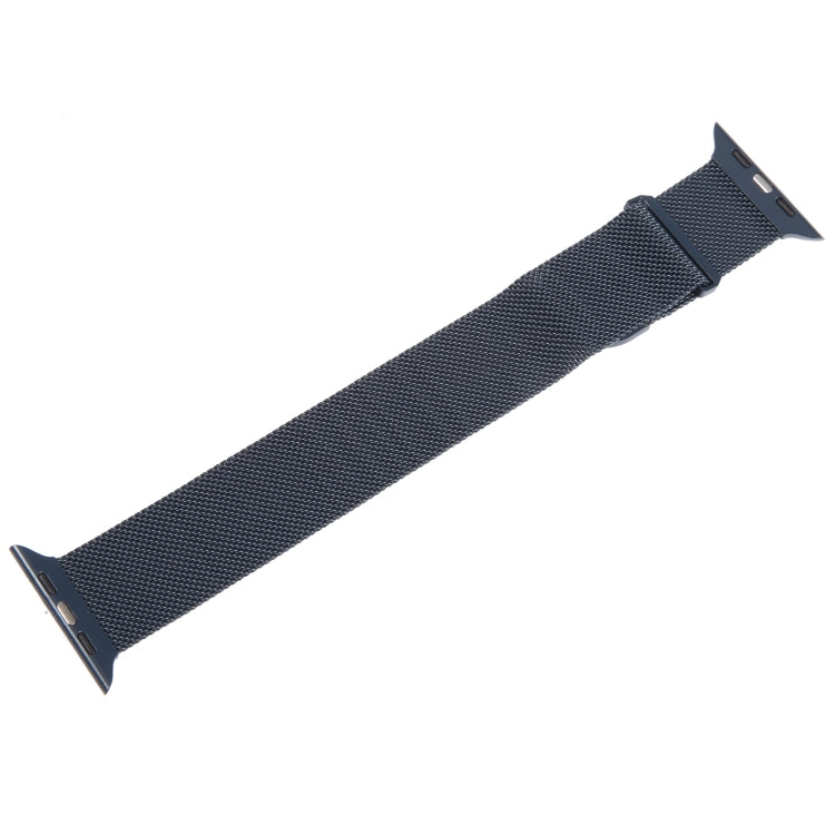 For Apple Watch SE 2022 40mm Milanese Metal Magnetic Watch Band(Midnight Blue) - Watch Bands by PMC TechLife | Online Shopping South Africa | PMC TechLife