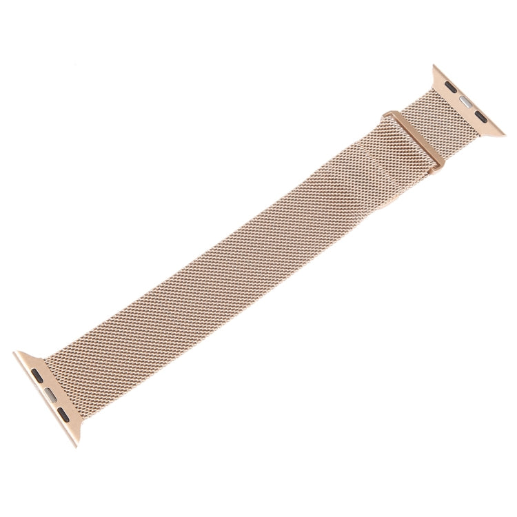 For Apple Watch SE 2022 40mm Milanese Metal Magnetic Watch Band(Retro Gold) - Watch Bands by PMC TechLife | Online Shopping South Africa | PMC TechLife