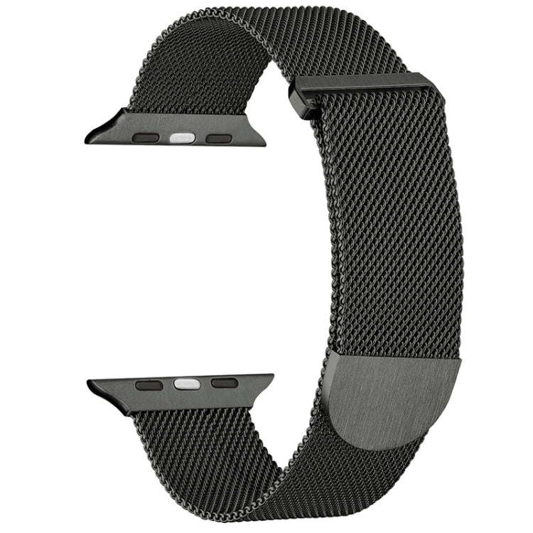 For Apple Watch SE 2022 44mm Milanese Metal Magnetic Watch Band(Army Green) - Watch Bands by PMC TechLife | Online Shopping South Africa | PMC TechLife