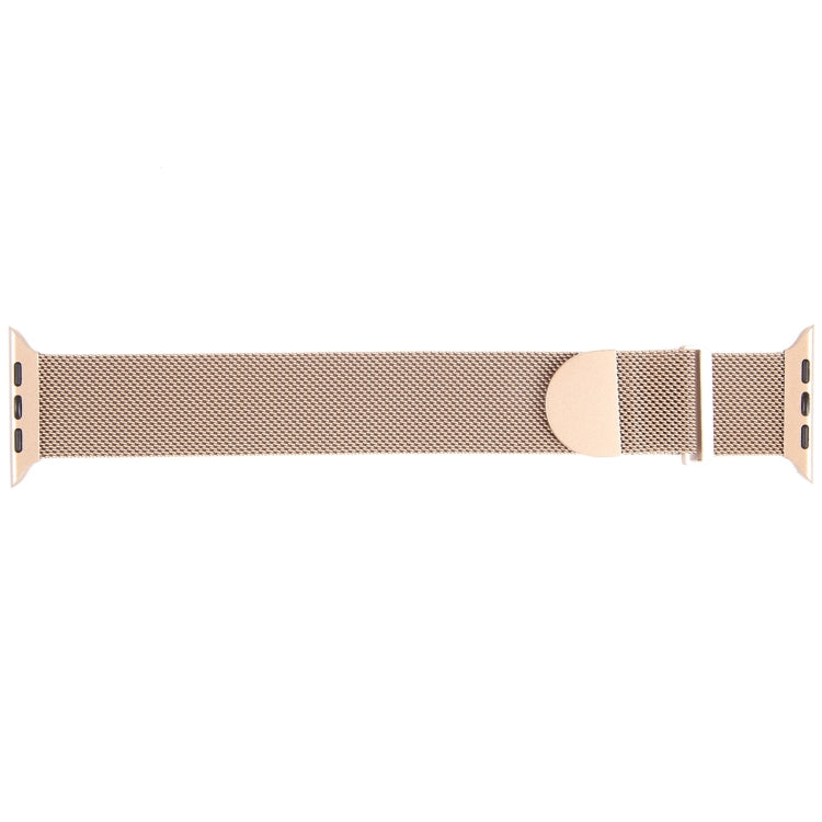 For Apple Watch SE 2022 44mm Milanese Metal Magnetic Watch Band(Retro Gold) - Watch Bands by PMC TechLife | Online Shopping South Africa | PMC TechLife