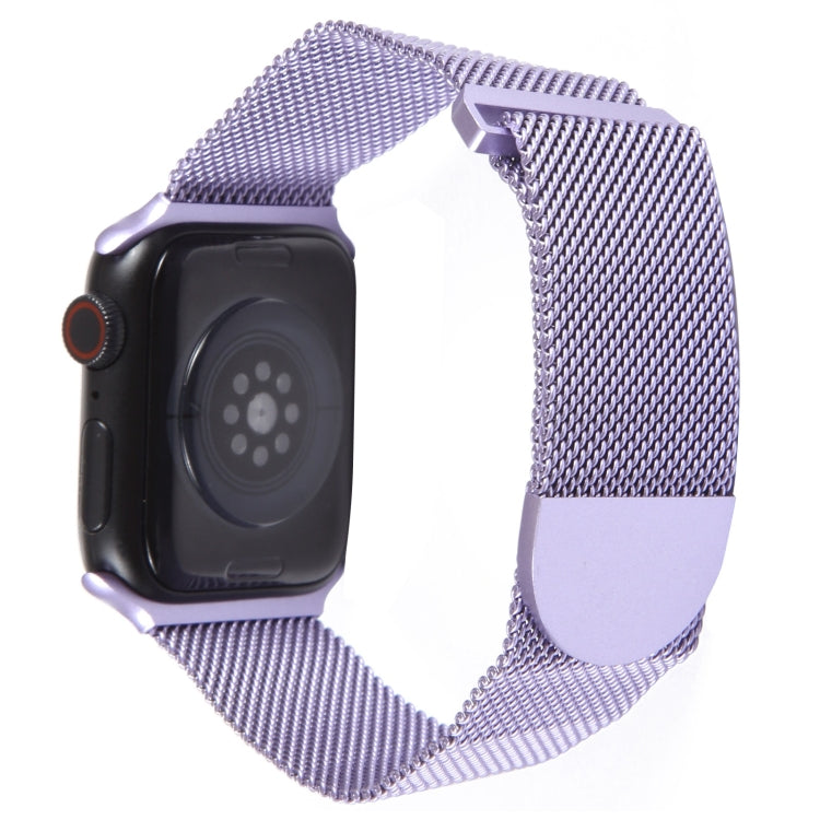 For Apple Watch 6 40mm Milanese Metal Magnetic Watch Band(Lavender Purple) - Watch Bands by PMC TechLife | Online Shopping South Africa | PMC TechLife