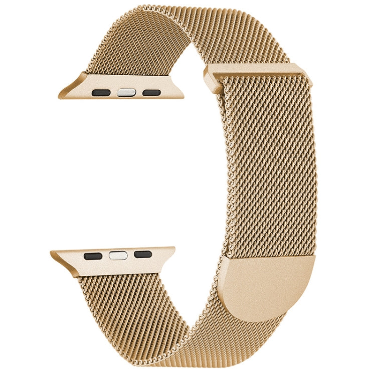 For Apple Watch 6 44mm Milanese Metal Magnetic Watch Band(Gold) - Watch Bands by PMC TechLife | Online Shopping South Africa | PMC TechLife