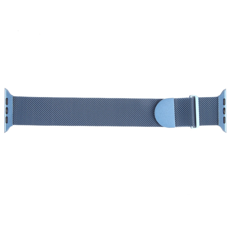 For Apple Watch 3 38mm Milanese Metal Magnetic Watch Band(Blue) - Watch Bands by PMC TechLife | Online Shopping South Africa | PMC TechLife