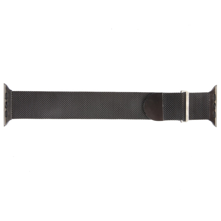 For Apple Watch 3 42mm Milanese Metal Magnetic Watch Band(Gunmetal) - Watch Bands by PMC TechLife | Online Shopping South Africa | PMC TechLife