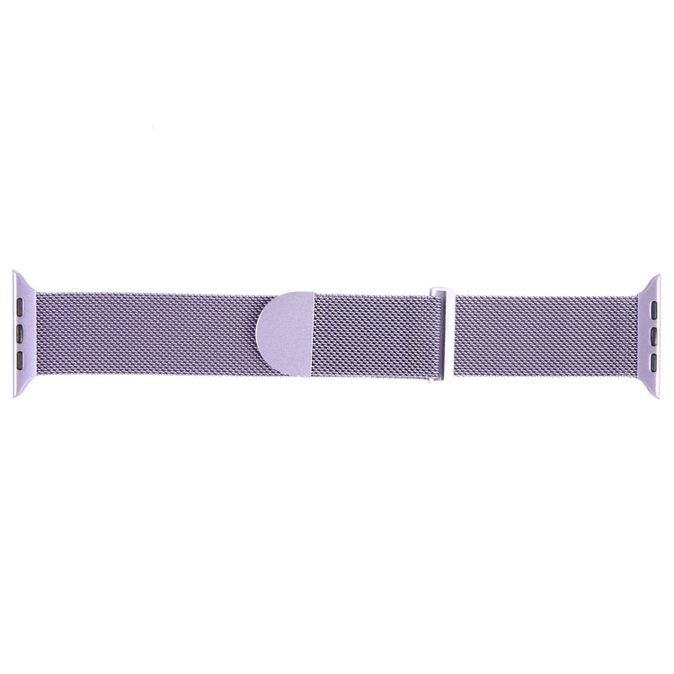 For Apple Watch 38mm Milanese Metal Magnetic Watch Band(Lavender Purple) - Watch Bands by PMC TechLife | Online Shopping South Africa | PMC TechLife
