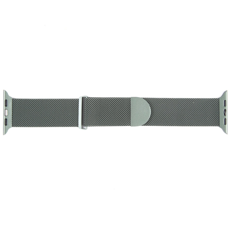For Apple Watch 38mm Milanese Metal Magnetic Watch Band(Pine Green) - Watch Bands by PMC TechLife | Online Shopping South Africa | PMC TechLife