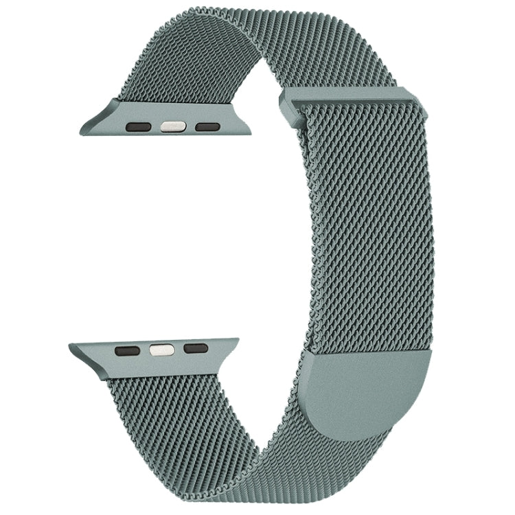 For Apple Watch SE 2023 44mm Milanese Metal Magnetic Watch Band(Pine Green) - Watch Bands by PMC TechLife | Online Shopping South Africa | PMC TechLife