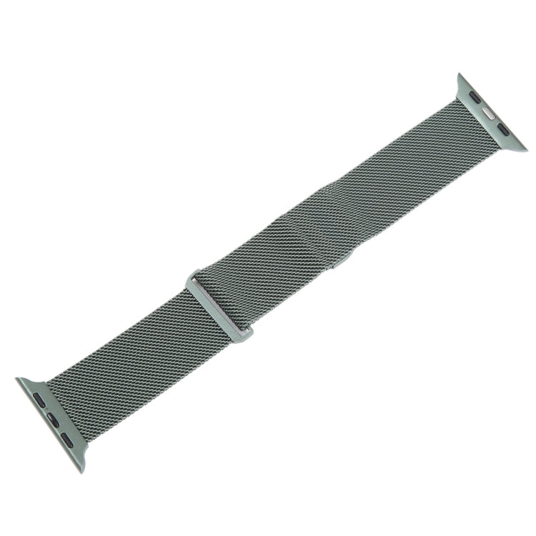 For Apple Watch SE 2023 44mm Milanese Metal Magnetic Watch Band(Pine Green) - Watch Bands by PMC TechLife | Online Shopping South Africa | PMC TechLife