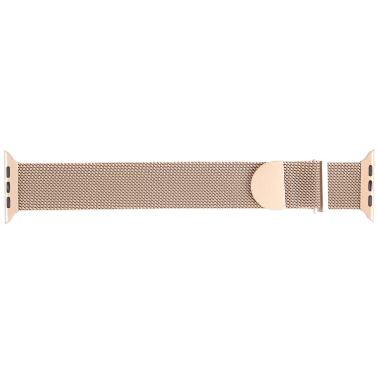For Apple Watch 9 45mm Milanese Metal Magnetic Watch Band(Retro Gold) - Watch Bands by PMC TechLife | Online Shopping South Africa | PMC TechLife