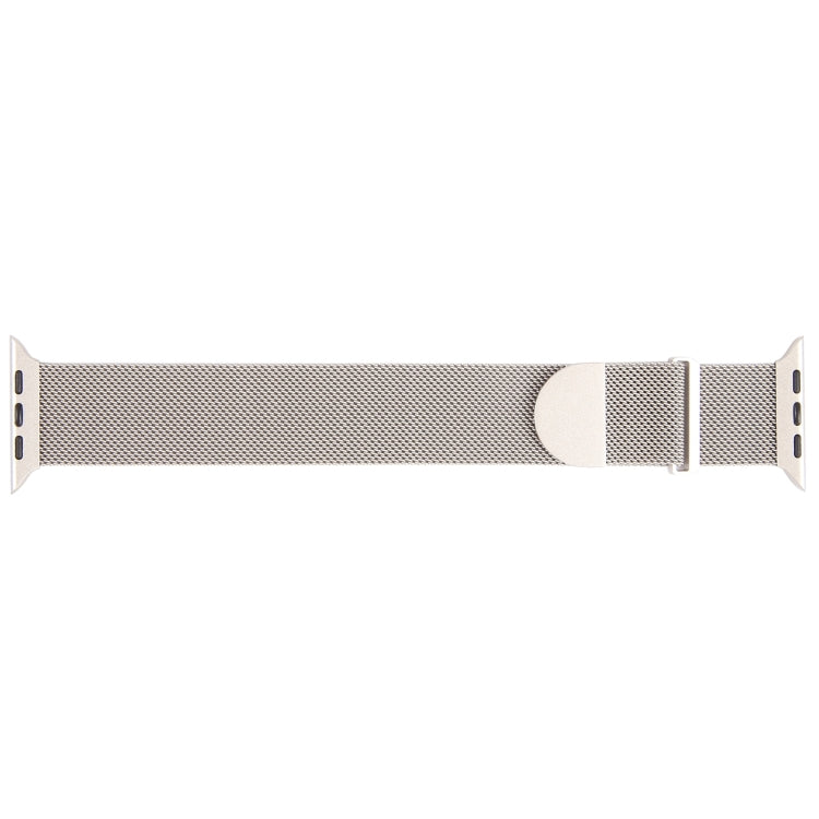 For Apple Watch 9 41mm Milanese Metal Magnetic Watch Band(Starlight) - Watch Bands by PMC TechLife | Online Shopping South Africa | PMC TechLife