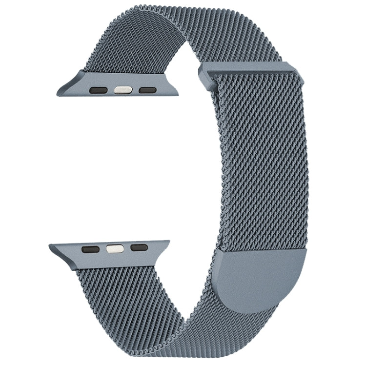 For Apple Watch 9 41mm Milanese Metal Magnetic Watch Band(Space Grey) - Watch Bands by PMC TechLife | Online Shopping South Africa | PMC TechLife