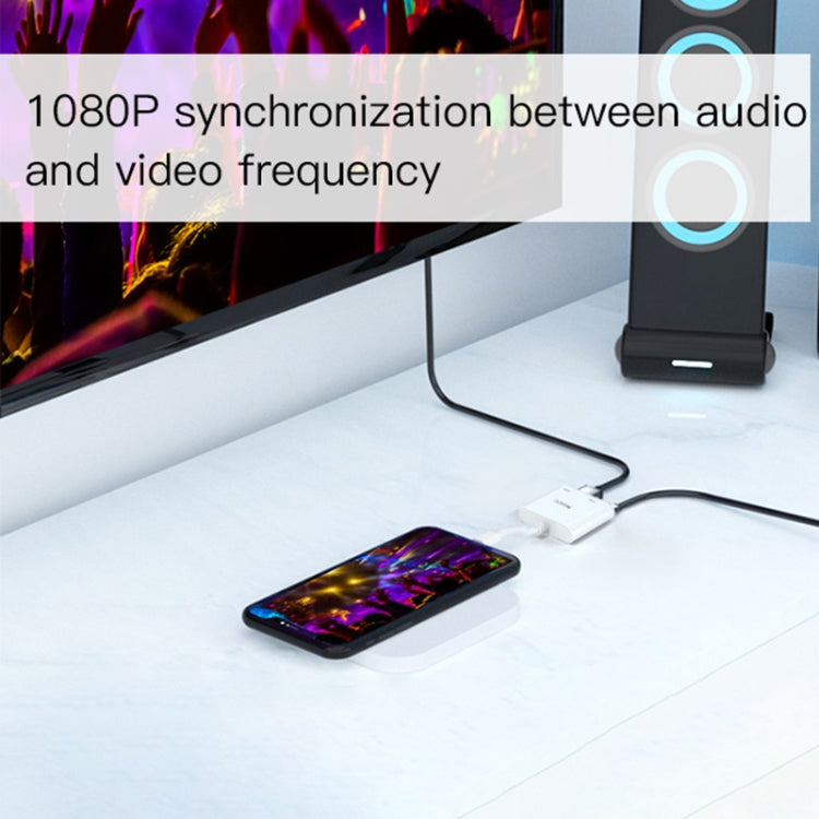 Yesido HM06 8 Pin to HDMI Audio Video Adapter - Converter & Adapter by Yesido | Online Shopping South Africa | PMC TechLife | Buy Now Pay Later Mobicred