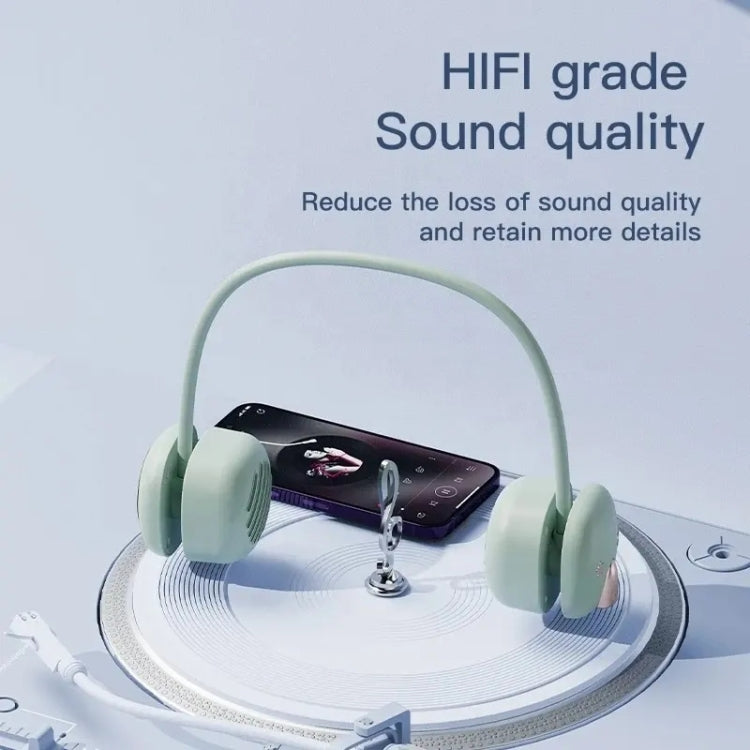 T5 USB Portable Wireless Hanging Neck Bluetooth Speaker(Green) - Mini Speaker by PMC TechLife | Online Shopping South Africa | PMC TechLife