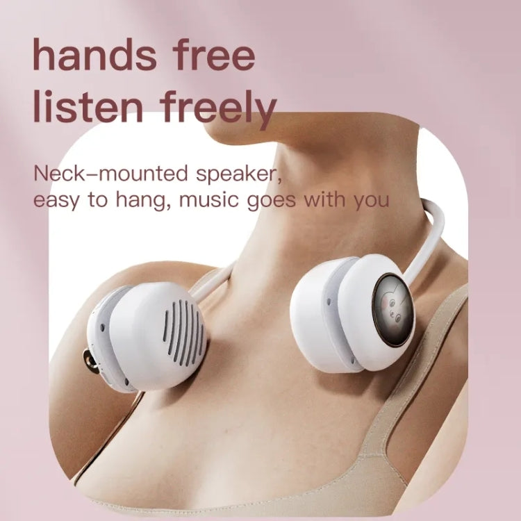 T5 USB Portable Wireless Hanging Neck Bluetooth Speaker(White) - Mini Speaker by PMC TechLife | Online Shopping South Africa | PMC TechLife