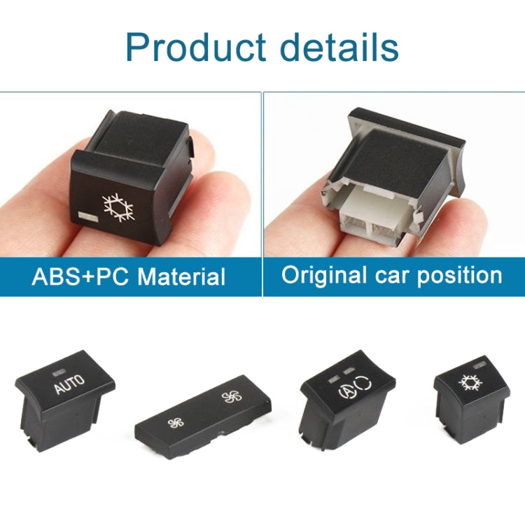 For BMW 1 Series / 3 Series / X1 / X3 Left Driving Car Air Conditioner Panel Switch Button Air Volume Key With OFF 6411 9320 348-MB - free shipping - PMC TechLife - Order now!