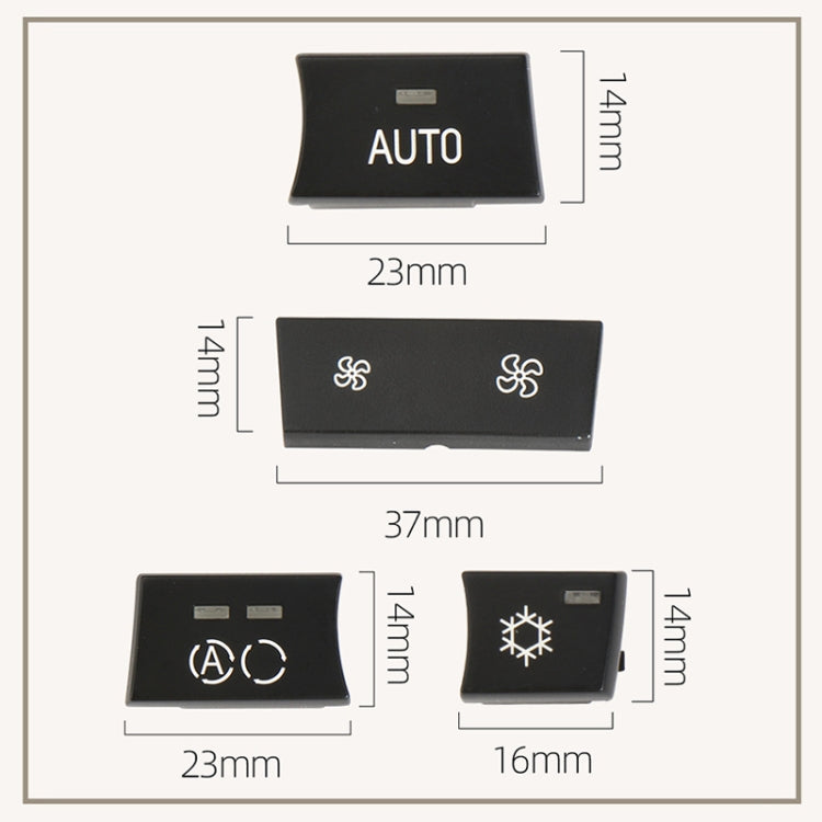 For BMW 1 Series / 3 Series / X1 / X3 Left Driving Car Air Conditioner Panel Switch Button Air Volume Key With OFF 6411 9320 348-MB - free shipping - PMC TechLife - Order now!