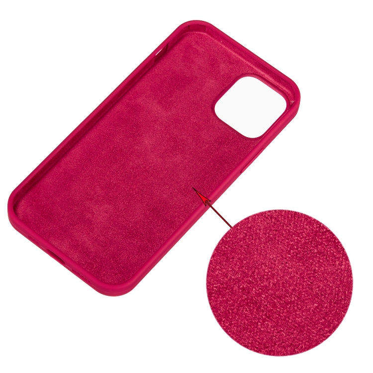 For iPhone 15 Solid Color Silicone Phone Case(Rose Red) - iPhone 15 Cases by PMC TechLife | Online Shopping South Africa | PMC TechLife