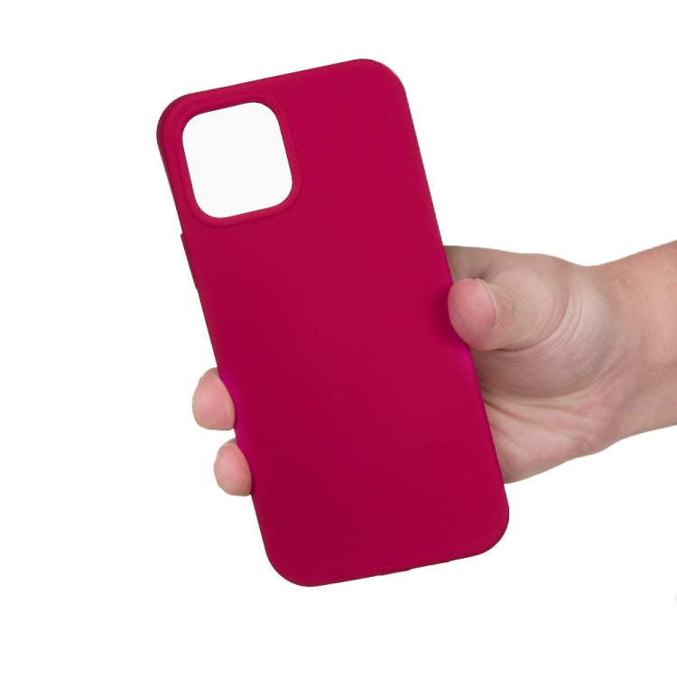 For iPhone 15 Solid Color Silicone Phone Case(Rose Red) - iPhone 15 Cases by PMC TechLife | Online Shopping South Africa | PMC TechLife