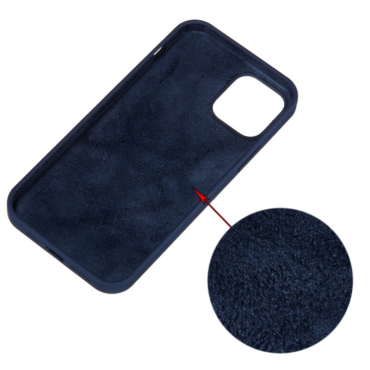 For iPhone 15 Pro Solid Color Silicone Phone Case(Midnight Blue) - iPhone 15 Pro Cases by PMC TechLife | Online Shopping South Africa | PMC TechLife