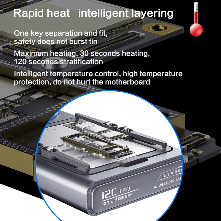 i2C T20 Heating Platform Module For Universal Series - Repair Platform by i2C | Online Shopping South Africa | PMC TechLife | Buy Now Pay Later Mobicred