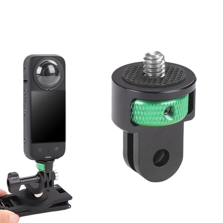 1/4 inch Screw Adjustable Metal Action Camera Adapter(Green Black) - Connection Mount by PMC TechLife | Online Shopping South Africa | PMC TechLife