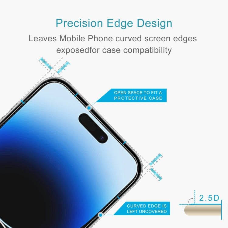 For iPhone 15 Plus / 15 Pro Max 0.26mm 9H 2.5D High Aluminum Tempered Glass Film - free shipping - PMC TechLife - Order now!