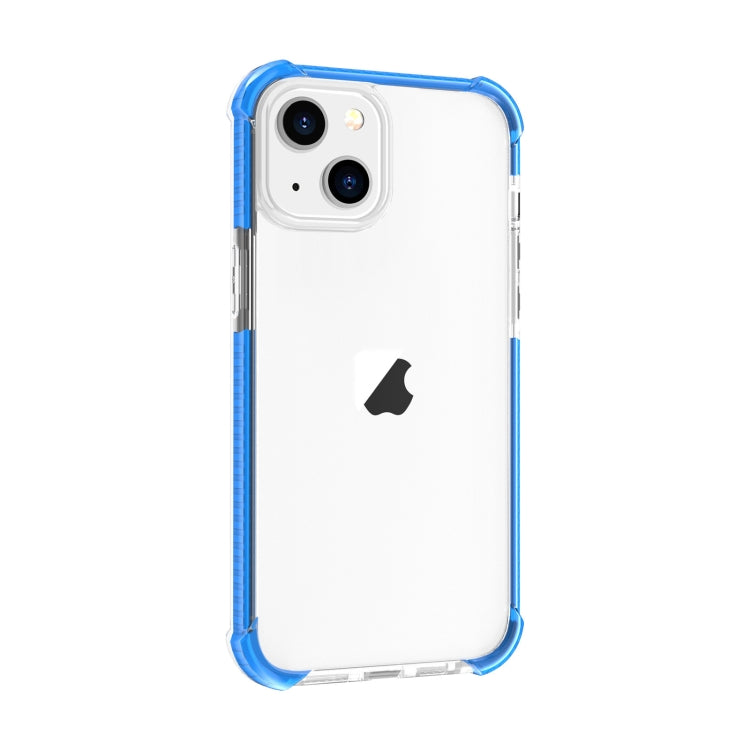 For iPhone 15 Plus Four-corner Shockproof TPU + Acrylic Phone Case(Blue) - iPhone 15 Plus Cases by PMC TechLife | Online Shopping South Africa | PMC TechLife
