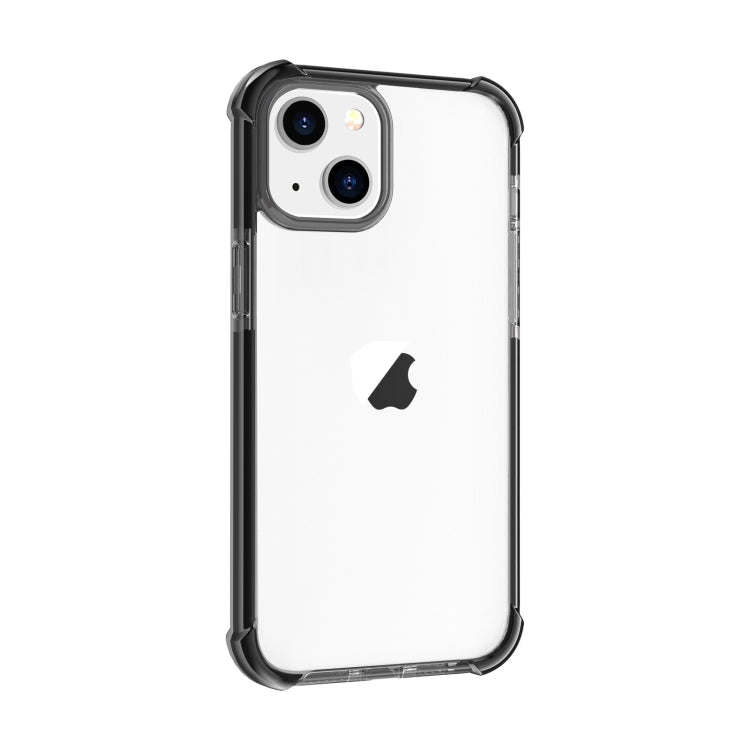 For iPhone 15 Plus Four-corner Shockproof TPU + Acrylic Phone Case(Black) - iPhone 15 Plus Cases by PMC TechLife | Online Shopping South Africa | PMC TechLife