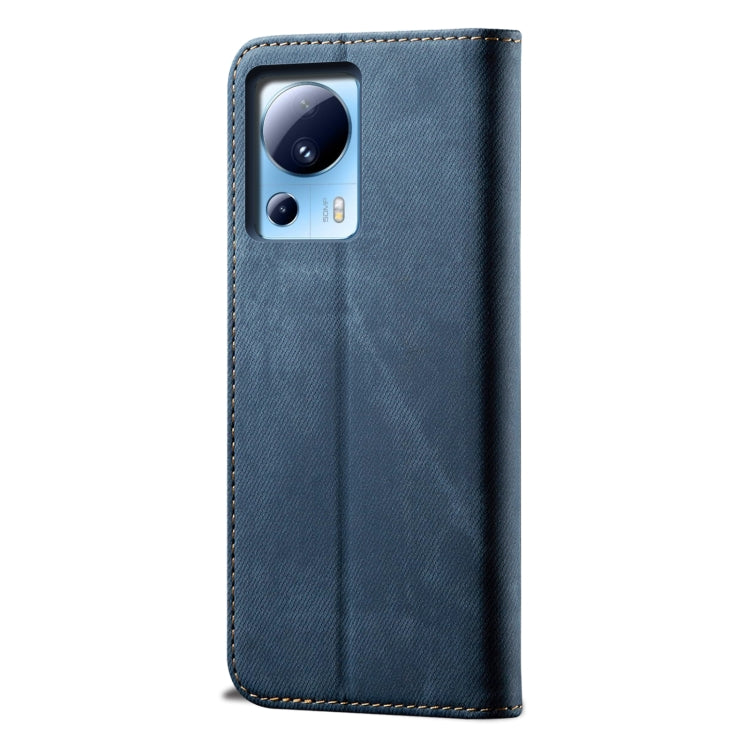 For Xiaomi 13 Lite / Civi 2 Denim Texture Flip Leather Phone Case(Blue) - free shipping - PMC TechLife - Order now!