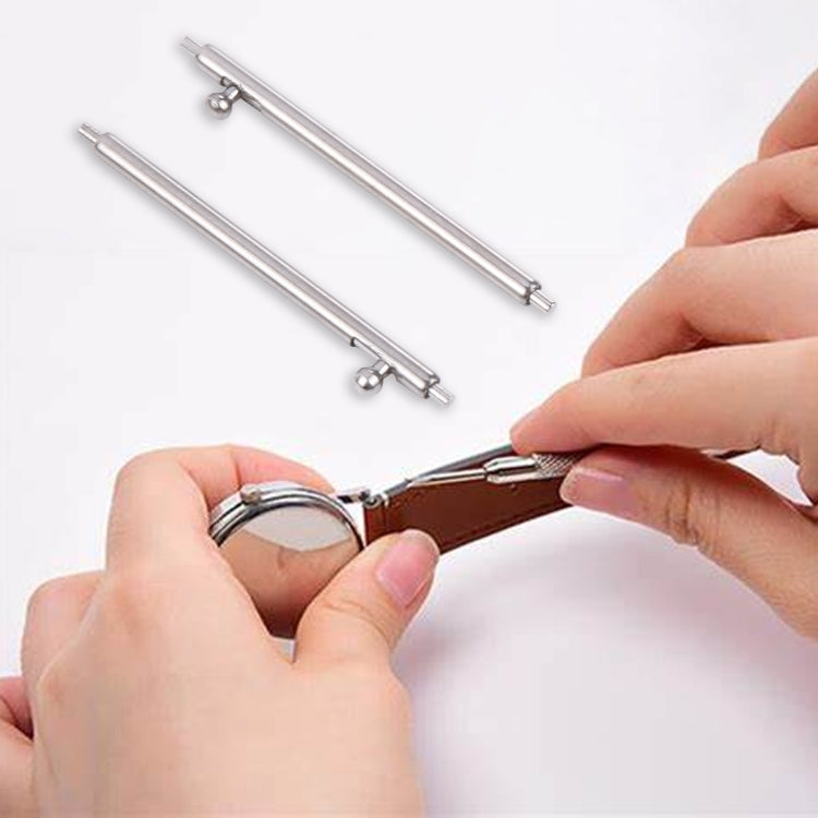 26mm 100pcs Stainless Steel Watch Band Connector, Outside Diameter:1.8mm - Watch Bands by PMC TechLife | Online Shopping South Africa | PMC TechLife