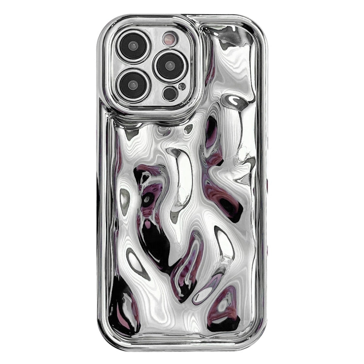 For iPhone 13 Pro Electroplating Meteorite Texture TPU Phone Case(Silver) - free shipping - PMC TechLife - Order now!