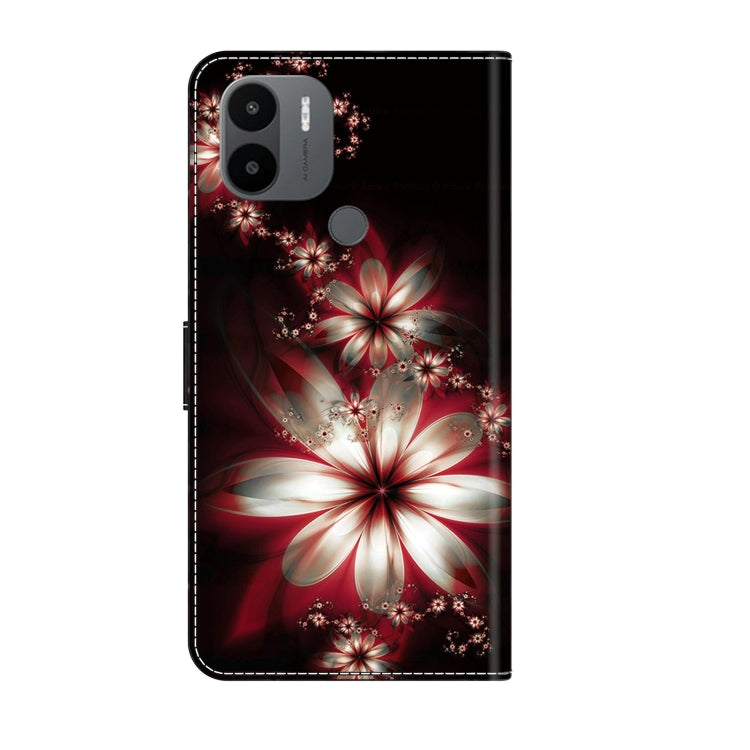For Xiaomi Redmi A1+ / A2 / A2+ Crystal 3D Shockproof Protective Leather Phone Case(Fantastic Flower) - free shipping - PMC TechLife - Order now!