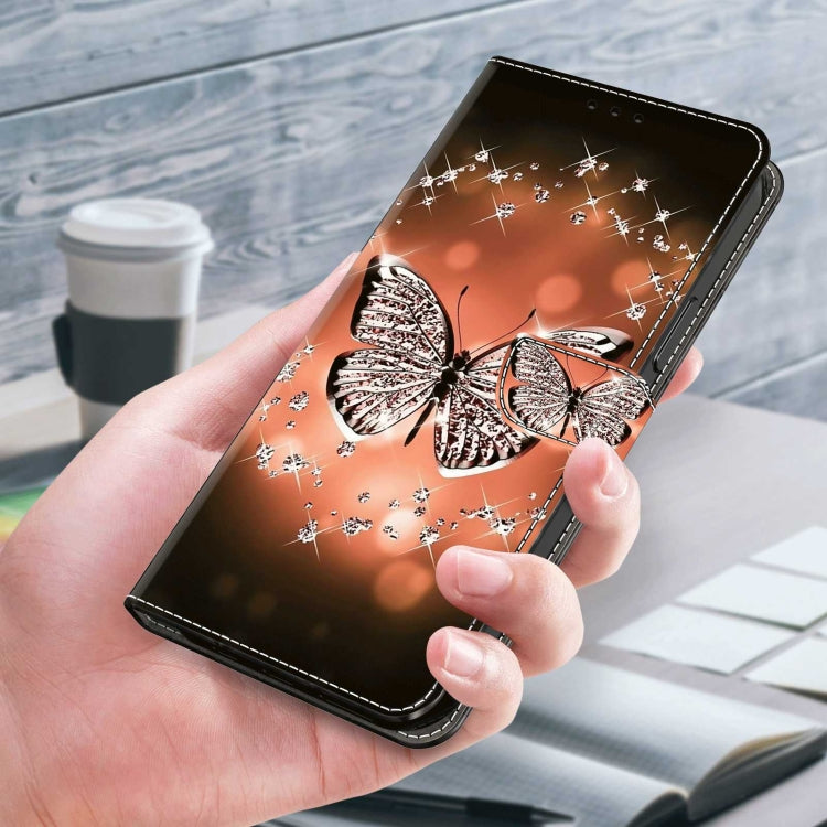 For Xiaomi Redmi 11A 4G / Redmi 12C Global Crystal 3D Shockproof Protective Leather Phone Case(Crystal Butterfly) - free shipping - PMC TechLife - Order now!