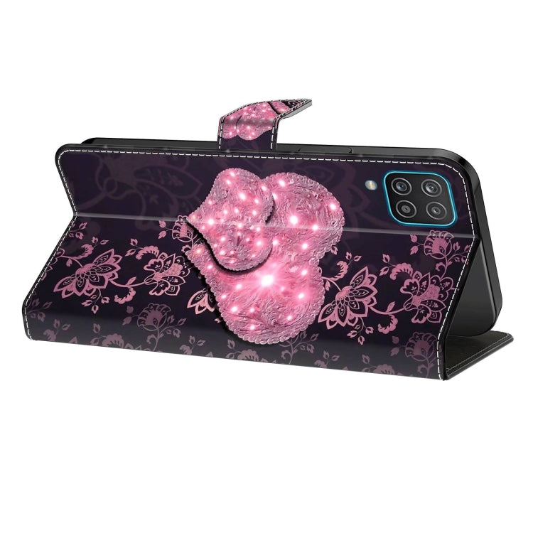 For Xiaomi Redmi Note 12 Pro Global Crystal 3D Shockproof Protective Leather Phone Case(Lace Love) - free shipping - PMC TechLife - Order now!