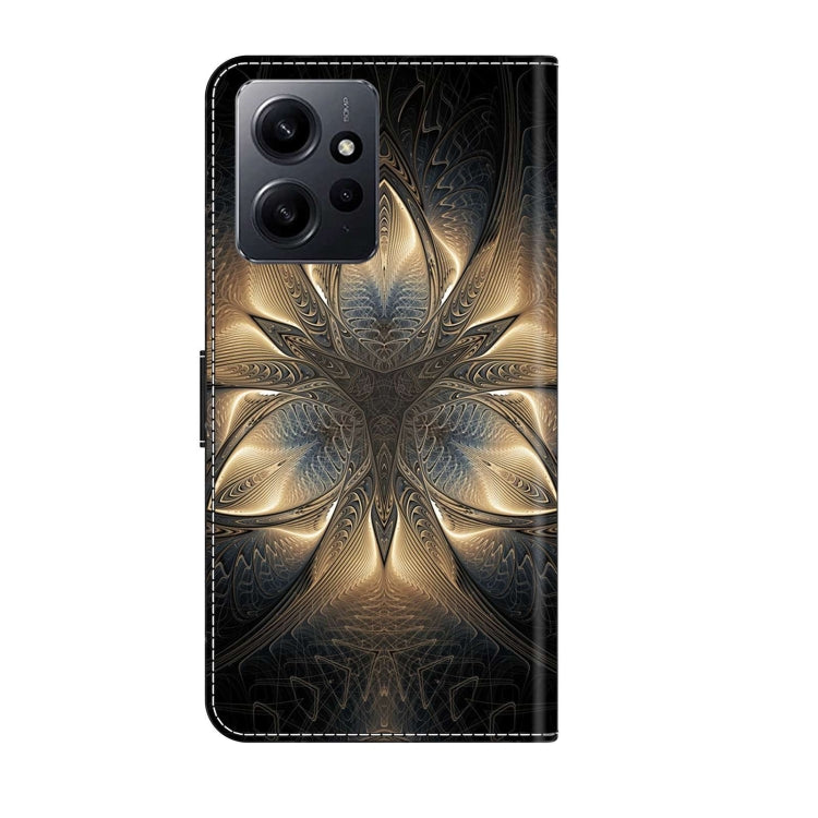 For Xiaomi Redmi Note 12 4G Crystal 3D Shockproof Protective Leather Phone Case(Luminous Building) - free shipping - PMC TechLife - Order now!