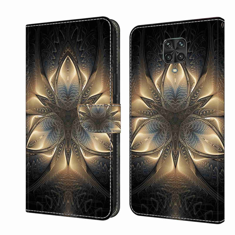 For Xiaomi Redmi Note 9 Pro Crystal 3D Shockproof Protective Leather Phone Case(Luminous Building) - free shipping - PMC TechLife - Order now!