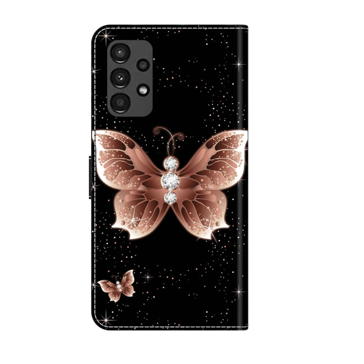 For Samsung Galaxy A13 4G / 5G / A04S Crystal 3D Shockproof Protective Leather Phone Case(Pink Diamond Butterfly) - free shipping - PMC TechLife - Order now!