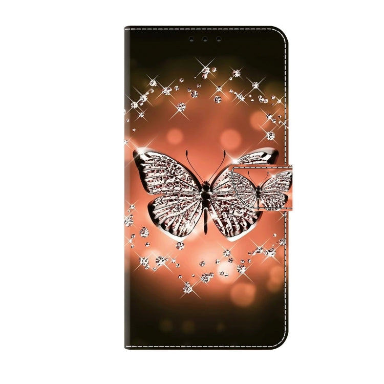 For Samsung Galaxy A23 5G Crystal 3D Shockproof Protective Leather Phone Case(Crystal Butterfly) - free shipping - PMC TechLife - Order now!