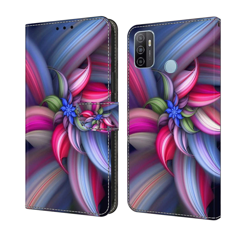 For Samsung Galaxy A33 5G Crystal 3D Shockproof Protective Leather Phone Case(Colorful Flower) - free shipping - PMC TechLife - Order now!