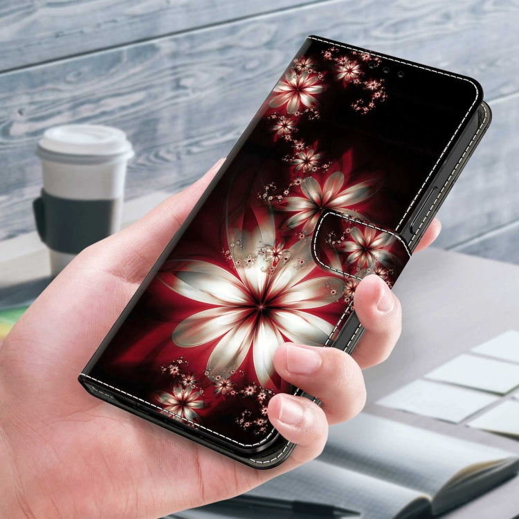 For Samsung Galaxy A52 / A52s 5G Crystal 3D Shockproof Protective Leather Phone Case(Fantastic Flower) - free shipping - PMC TechLife - Order now!