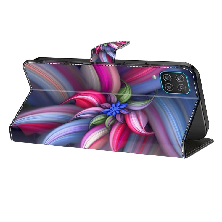 For Samsung Galaxy A52 / A52s 5G Crystal 3D Shockproof Protective Leather Phone Case(Colorful Flower) - free shipping - PMC TechLife - Order now!