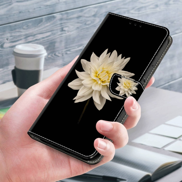 For Samsung Galaxy A71 4G Crystal 3D Shockproof Protective Leather Phone Case(White Flower) - free shipping - PMC TechLife - Order now!