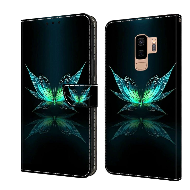 For Samsung Galaxy S9+ Crystal 3D Shockproof Protective Leather Phone Case(Reflection Dutterfly) - free shipping - PMC TechLife - Order now!