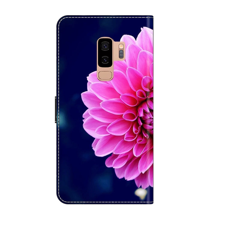For Samsung Galaxy S9+ Crystal 3D Shockproof Protective Leather Phone Case(Pink Petals) - free shipping - PMC TechLife - Order now!