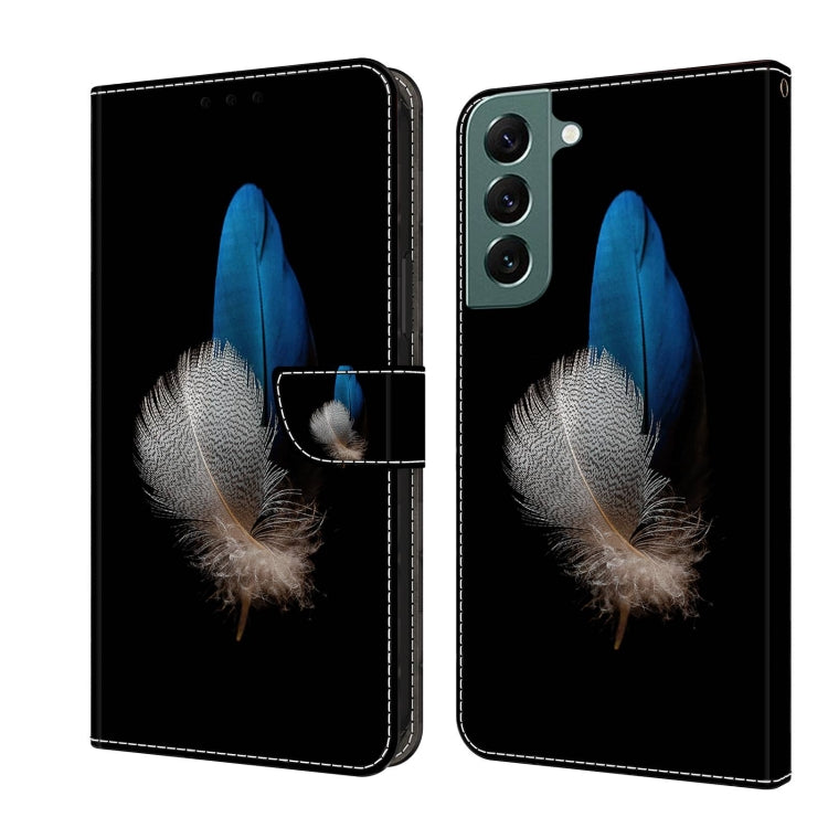 For Samsung Galaxy S22+ Crystal 3D Shockproof Protective Leather Phone Case(Two Branches) - free shipping - PMC TechLife - Order now!