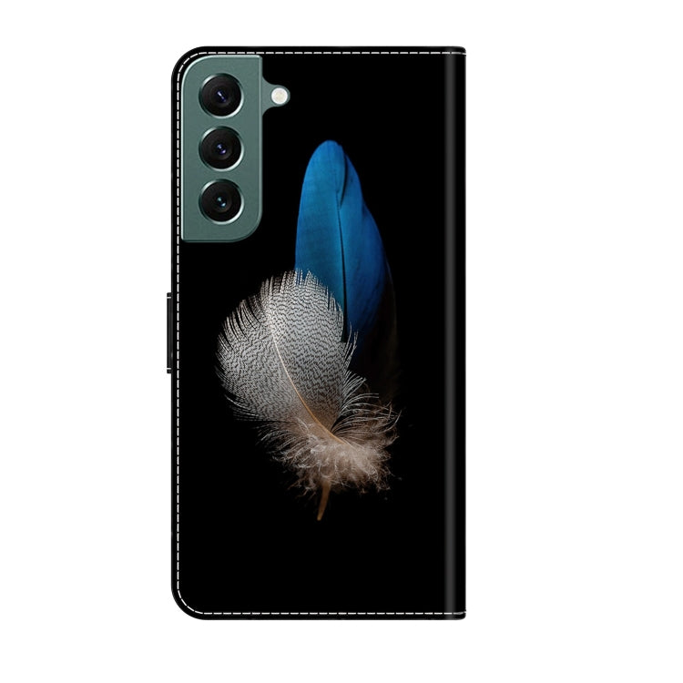 For Samsung Galaxy S22+ Crystal 3D Shockproof Protective Leather Phone Case(Two Branches) - free shipping - PMC TechLife - Order now!