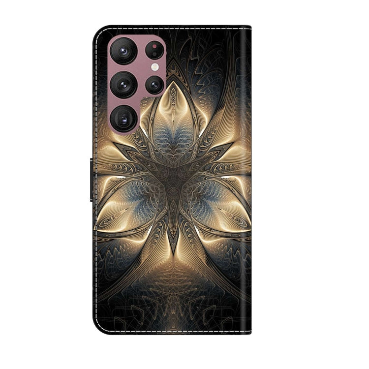 For Samsung Galaxy S22 Ultra Crystal 3D Shockproof Protective Leather Phone Case(Luminous Building) - free shipping - PMC TechLife - Order now!